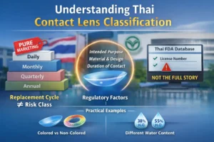 Contact Lens Classification Thailand Rule 5 Risk Class & Grouping
