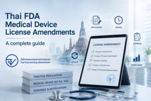Thai FDA Medical Device License Amendments | A complete guide